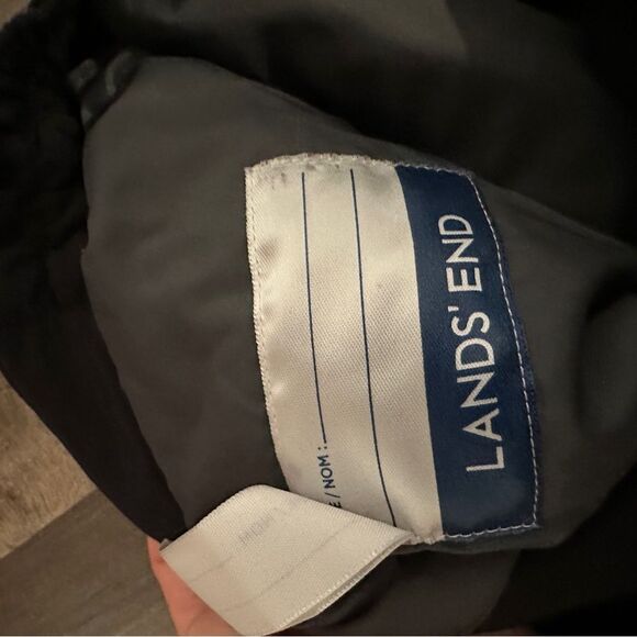 Lands' End Girls grow. With me Black Cargo Pants 10 S - Picture 9 of 11